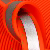 Orange (OR522) Réfléchissante BioThane 'BETA' ® 19 mm - 2.5 mm Au Mètre