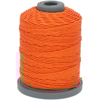 Orange MeiSi XianGe Twist Fil en Polyester Ciré 0.6 mm - 60 m