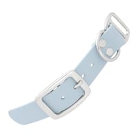 Pastel Blue - 25 mm Biothane Adapter With Rivets