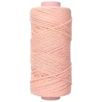 Pastel Pink 3 mm. Macramé Cotton Cord (Single Strand) - 150 m