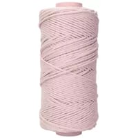 Pastel Lilac 3 mm. Macramé Cotton Cord (Single Strand) - 150 m - 500 gram