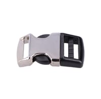 Nickel Plated Half-Metal Buckle 5/8