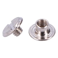 Vis Chicago Nickelé 4 x 5 mm