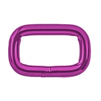 Anneaux Carrés 'Acier Inoxydable' Rose 20 x 4 mm