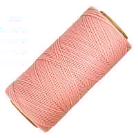 Rose - 0,75 mm - Cordon en polyester ciré Linhasita (PE-3)