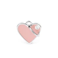 Médaille Handmade Cœur Personnalisée (Petite) - Rose Médaille Handmade Cœur Personnalisée (Petite) - Rose