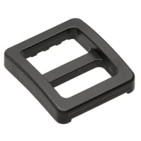 10 mm Tri Glide Plastique 'Noir'