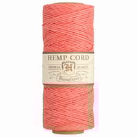 Sunset Coral - 1 mm - Cordon en chanvre de Hemptique - 62,5 mètres