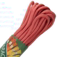 Poppy Rouge & Blanc Stripes Paracorde 550 Type III - env. 10 m