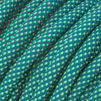 Green Diamonds - Dog Leash Rope - Ø 10 mm PPM