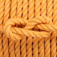 Citrouille Corde Torsadée en Coton - Ø 10 mm