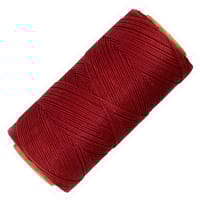 Rouge #50 - 1,00 mm - Cordon en polyester ciré Linhasita (PE-4)