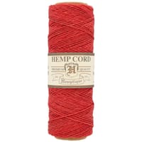 Red - 0.5 mm - Hemp Rope by Hemptique (62.5 meter)