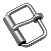 Boucle de Ceinture à Rouleau Nickelé 26 x 4 mm