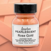 Rose Or - Peinture nacré pour cuir Angelus - 29,5 ml (1 oz.)