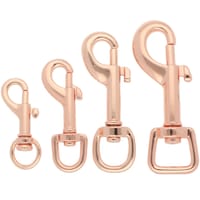 Mousqueton à Targette Rose Or - 1 | 10 | 20 Pièces