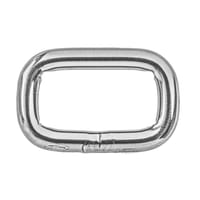 Stainless Steel 20 x 4 mm Square Ring