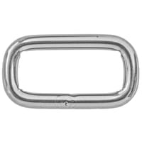 Stainless Steel 25 x 4 mm Square Ring