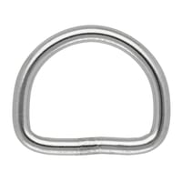 Acier Inoxydable Anneau en D - 1 | 10 | 50 | 100 Pièces