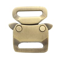 15mm Laiton Brossé Metal Safe Lock Boucle