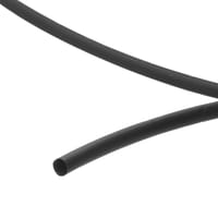 4.8 mm Gaine Thermorétractable Noir - Pièce de 50 cm