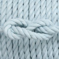 Pastel Blue Cotton Twisted Rope - Ø 10 mm