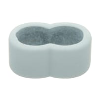 Bleu Clair 10 mm Petit curseur double
