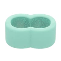 Turquoise 10 mm Petit curseur double