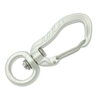 Aluminium Snap Hook 75 mm - Round Eye