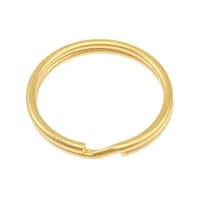 Gold 25 x 2 mm Key Split Ring Gold 25 x 2 mm Key Split Ring