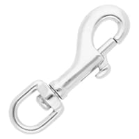 Chrome 61 mm - Ø 10 mm Mousqueton à Targette