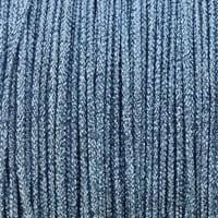 Blue Glace Corde à Paillettes - 2 mm Creuse