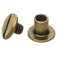 Vis Chicago Laiton Antique 6 x 4 mm