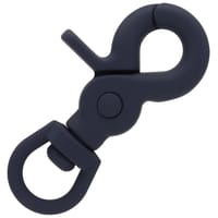 Silicone Bleu Marine 60 mm Clip Mousqueton à targette