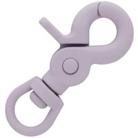 Silicone Pourpre 60 mm Clip Mousqueton à targette