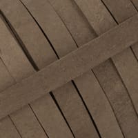 Lanière en cuir graissé Taupe de 10 mm (cuir Pull-Up) par mètre