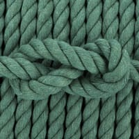 Teal Cotton Twisted Rope - Ø 10 mm