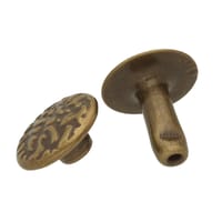 Laiton Antique Moyen Rivet Structuré