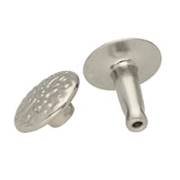 Argent Moyen Rivet Structuré