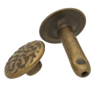 Laiton Antique Grand Rivet Structuré