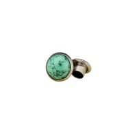 Turquoise Moyen Rivets en Pierre