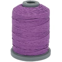 Violet MeiSi XianGe Twist Fil en Polyester Ciré 0.6 mm - 60 m