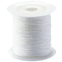 Blanc - Cordon Métallique pour bijoux - 1mm Blanc - Cordon Métallique pour bijoux - 1mm