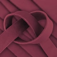 Wine 15 mm Lanière en Cuir Graissé (Cuir Pull-Up) - ca. 200 cm