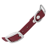 Wine Red - 20 mm Biothane Adapter With Rivets