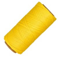 Jaune #37 - 0,75 mm - Cordon en polyester ciré Linhasita (PE-3)