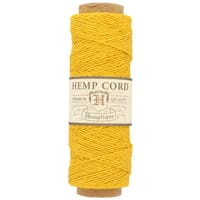 Yellow - 0.5 mm - Hemp Rope by Hemptique (62.5 meter)