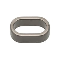 Gun Metal Tube de Cordon 'Double' 12mm