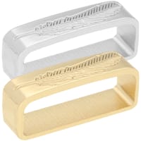 Passant de ceinture avec motif de plumes [20 mm - 40 mm]