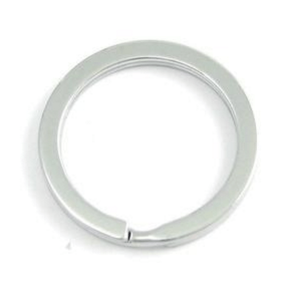 10 Anneaux Porte-clés Fendus En Acier Inoxydable - 25 Mm (1 Pouce) - Lot De 10